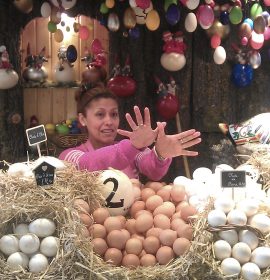 Marianela en La Boqueria Marianela en La Boqueria