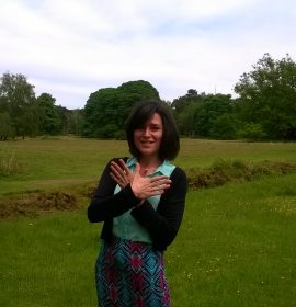 Alice at RSPB headquarters in Sandy