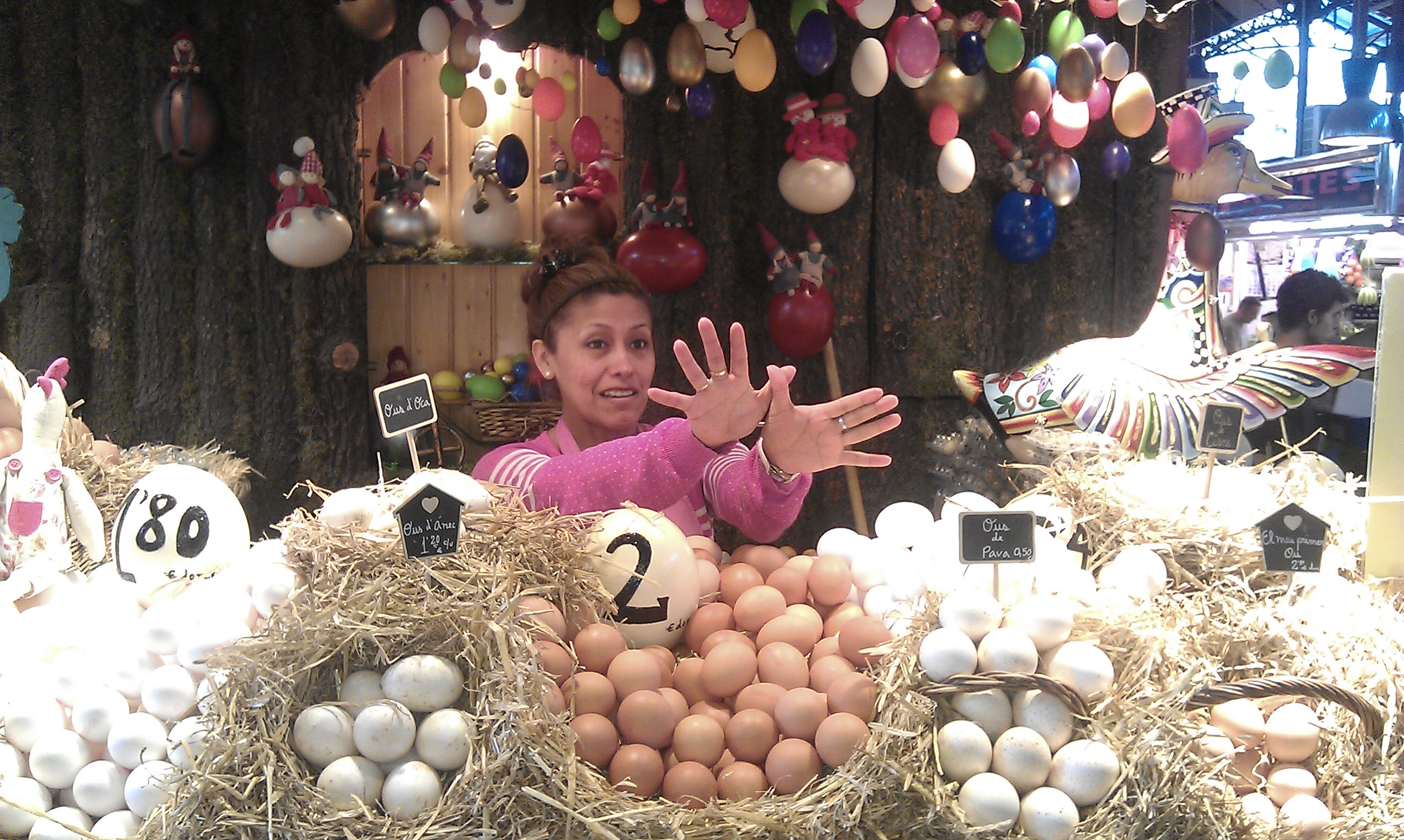 Marianela en La Boqueria