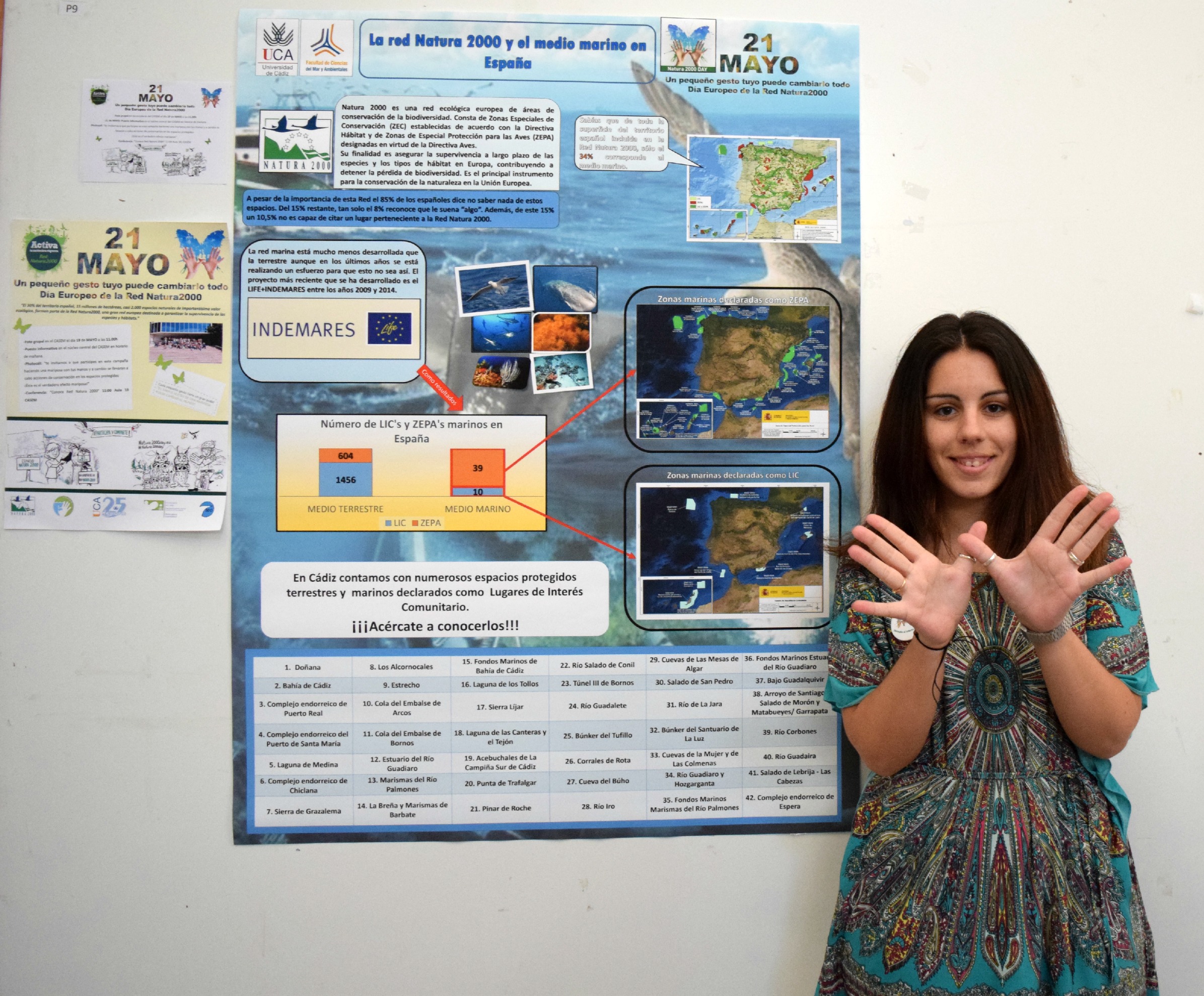Fotos tomadas en el Día Europeo de la Red Natura 2000 en la Universidad de Cádiz