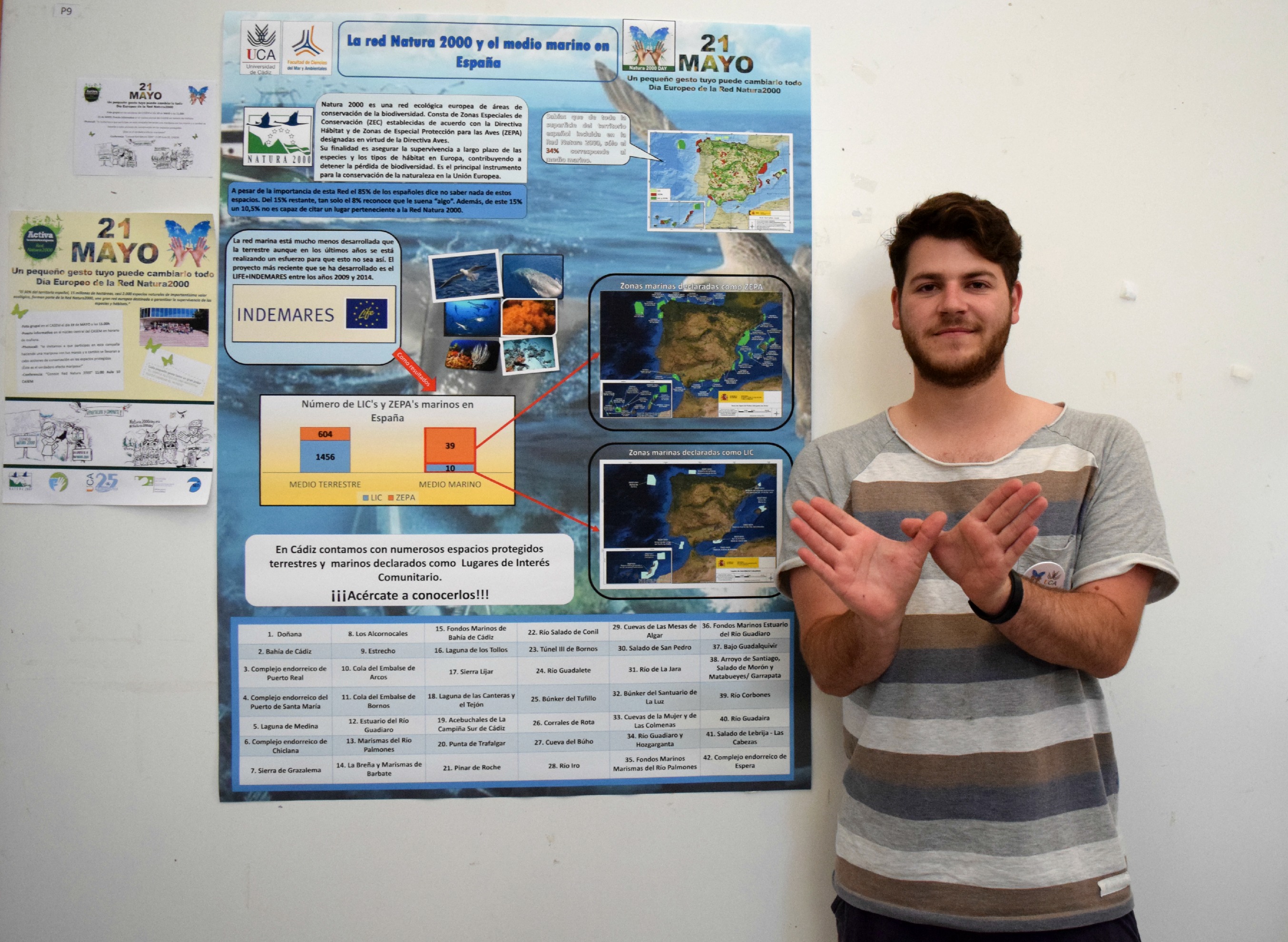 Fotos tomadas en el Día Europeo de la Red Natura 2000 en la Universidad de Cádiz