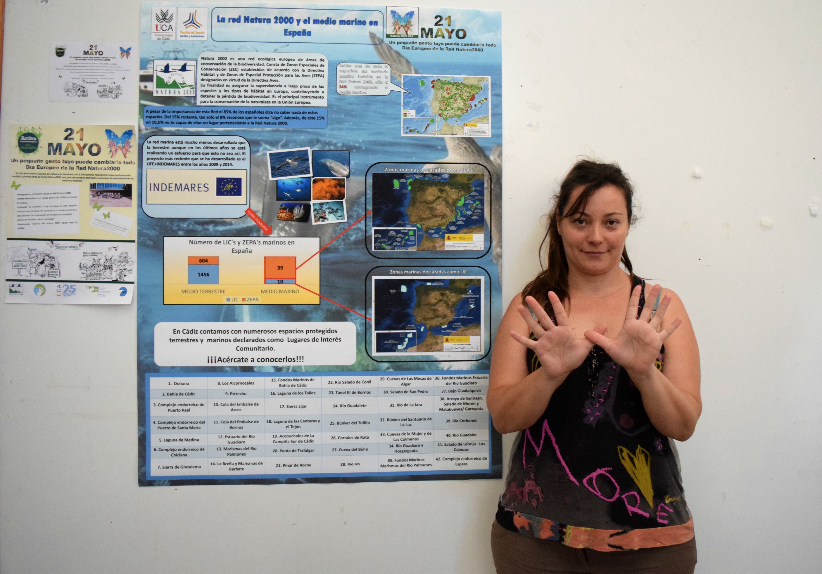 Fotos tomadas en el Día Europeo de la Red Natura 2000 en la Universidad de Cádiz