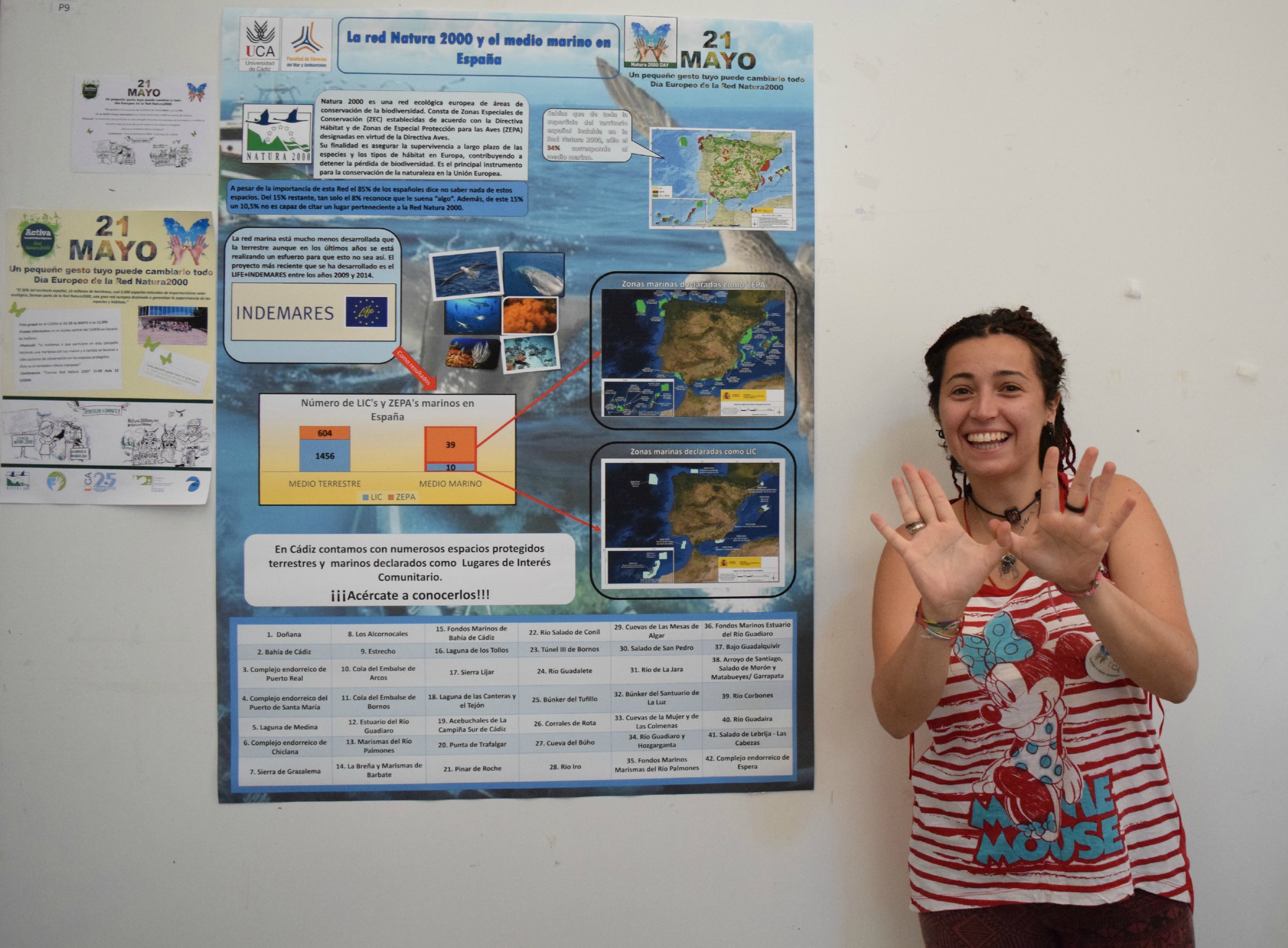 Fotos tomadas en el Día Europeo de la Red Natura 2000 en la Universidad de Cádiz