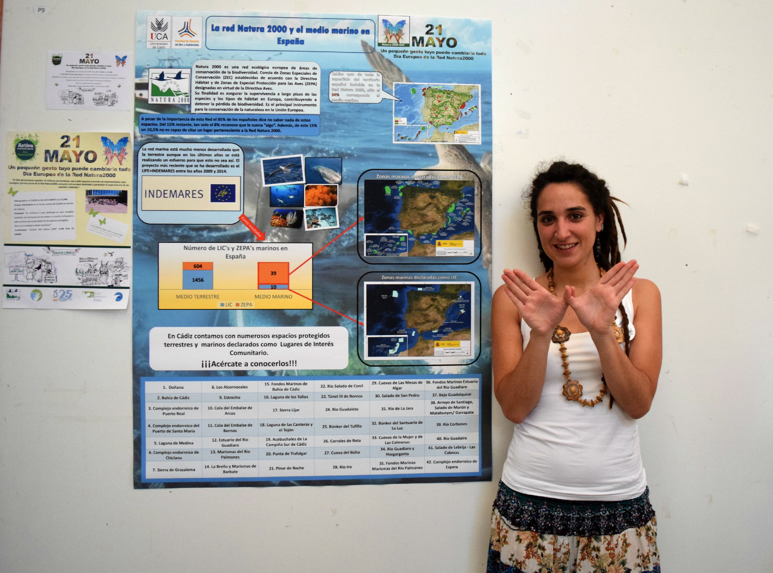Fotos tomadas en el Día Europeo de la Red Natura 2000 en la Universidad de Cádiz