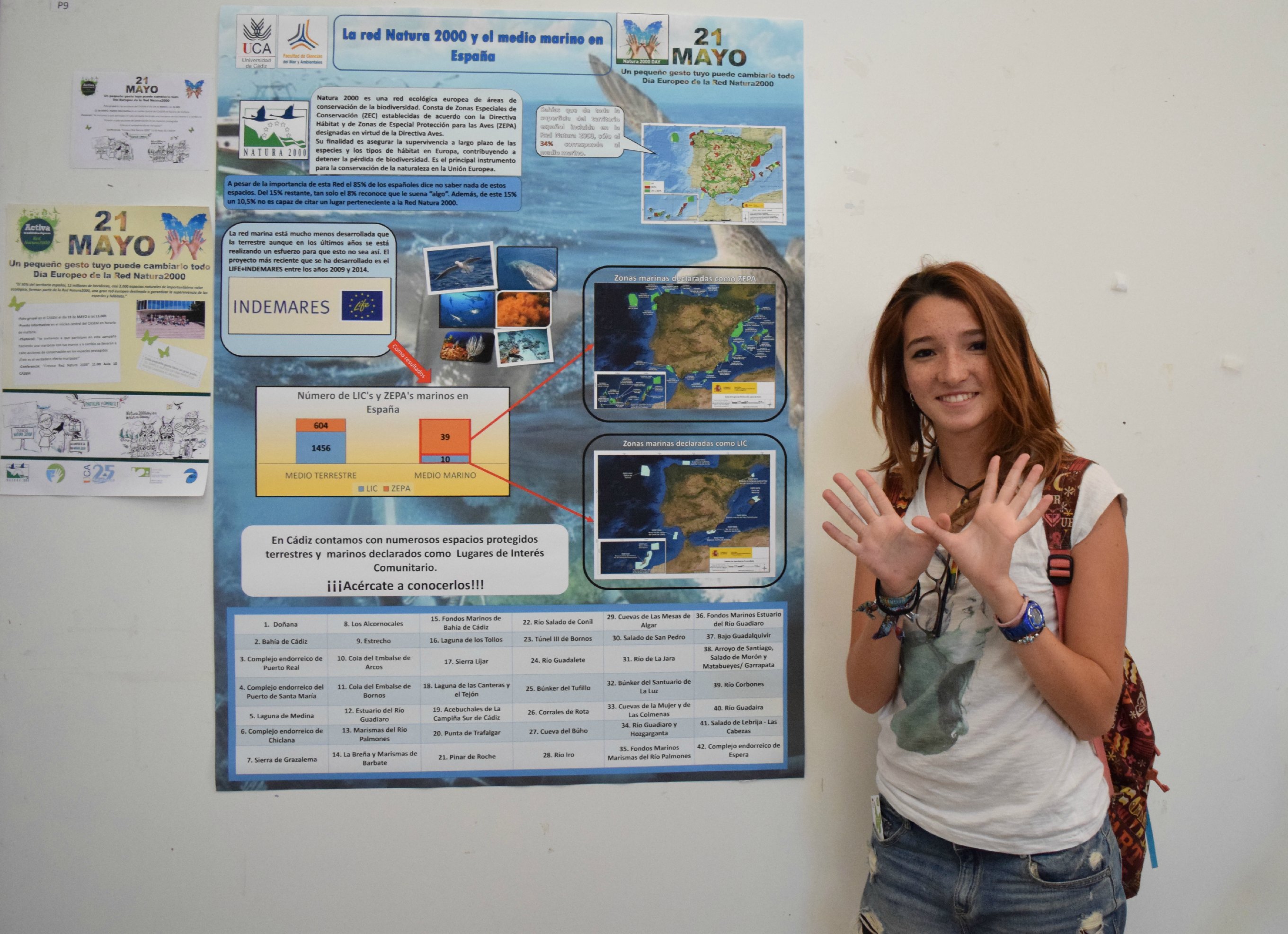 Fotos tomadas en el Día Europeo de la Red Natura 2000 en la Universidad de Cádiz