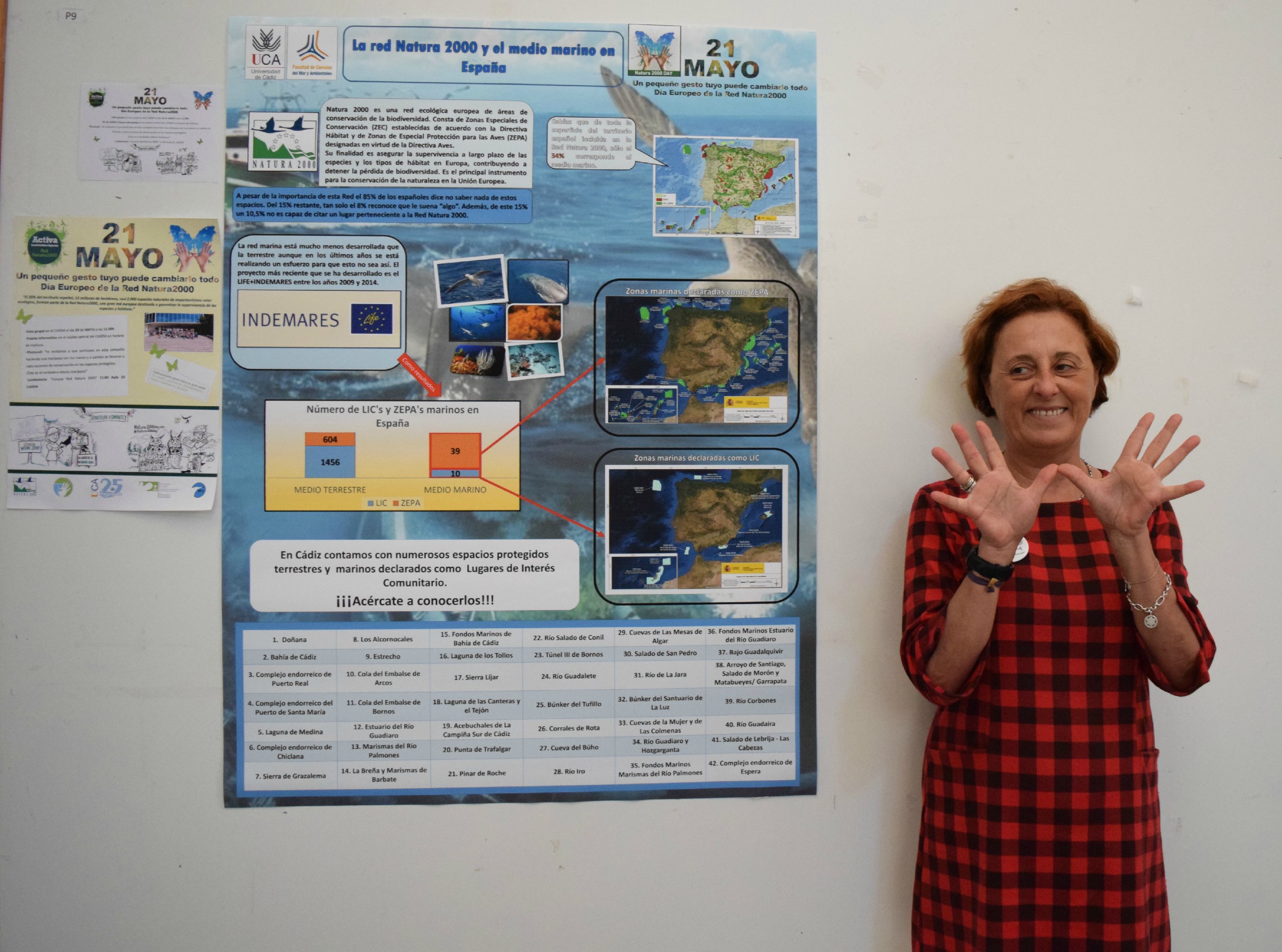 Fotos tomadas en el Día Europeo de la Red Natura 2000 en la Universidad de Cádiz