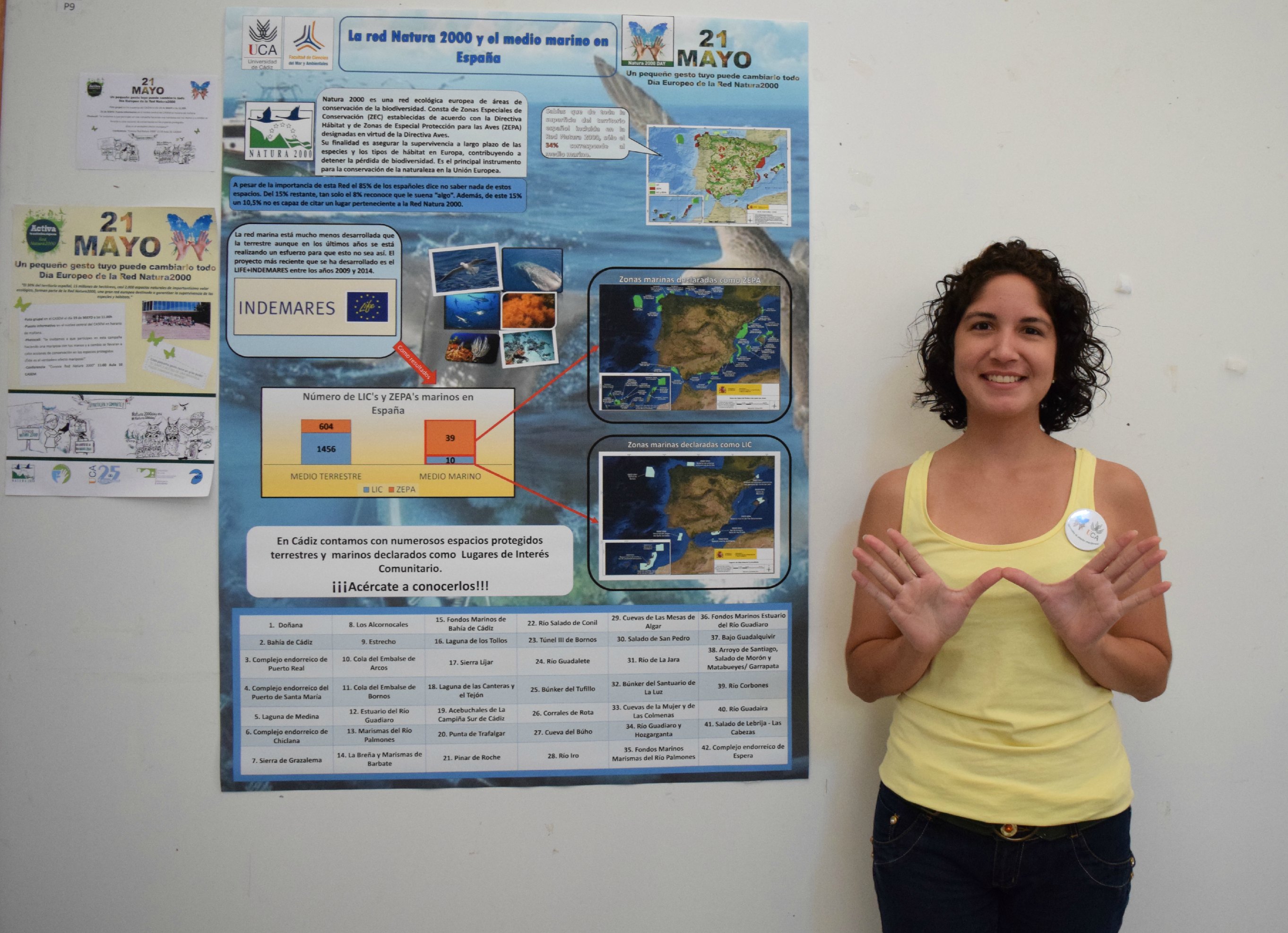 Fotos tomadas en el Día Europeo de la Red Natura 2000 en la Universidad de Cádiz
