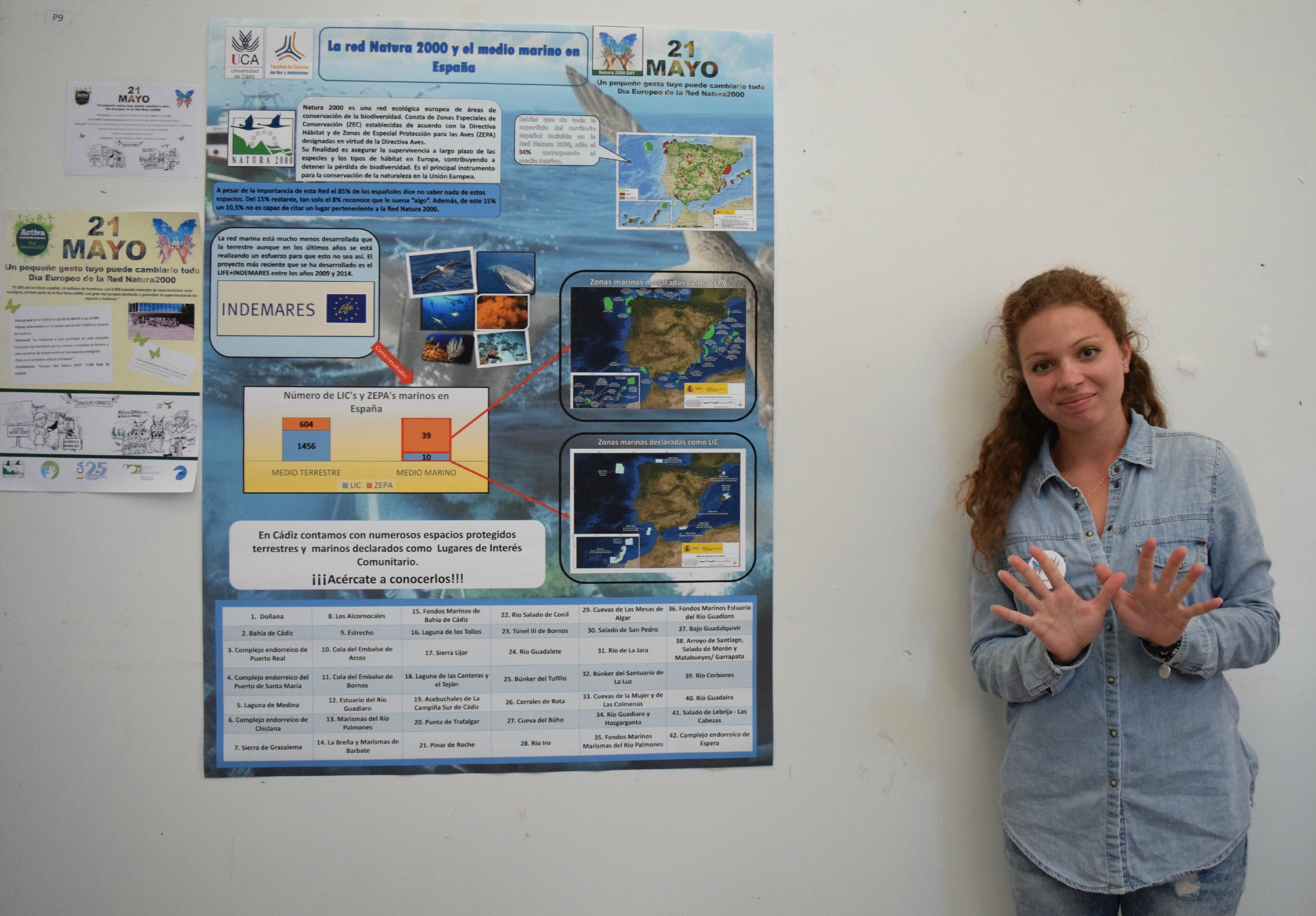 Fotos tomadas en el Día Europeo de la Red Natura 2000 en la Universidad de Cádiz