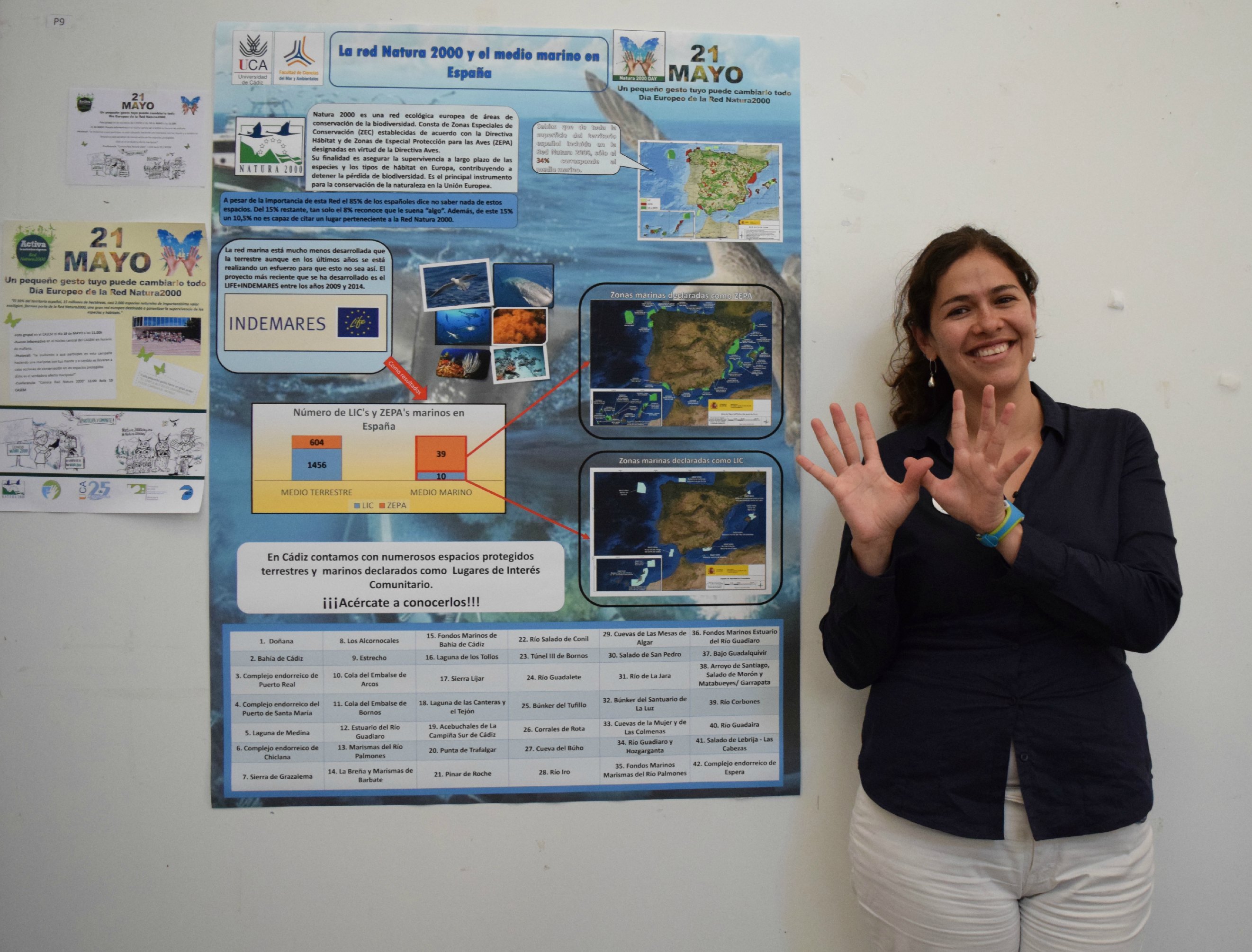 Fotos tomadas en el Día Europeo de la Red Natura 2000 en la Universidad de Cádiz