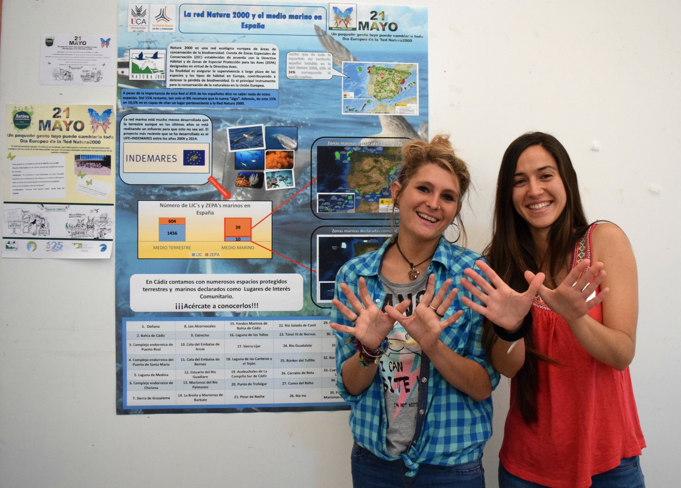 Fotos tomadas en el Día Europeo de la Red Natura 2000 en la Universidad de Cádiz