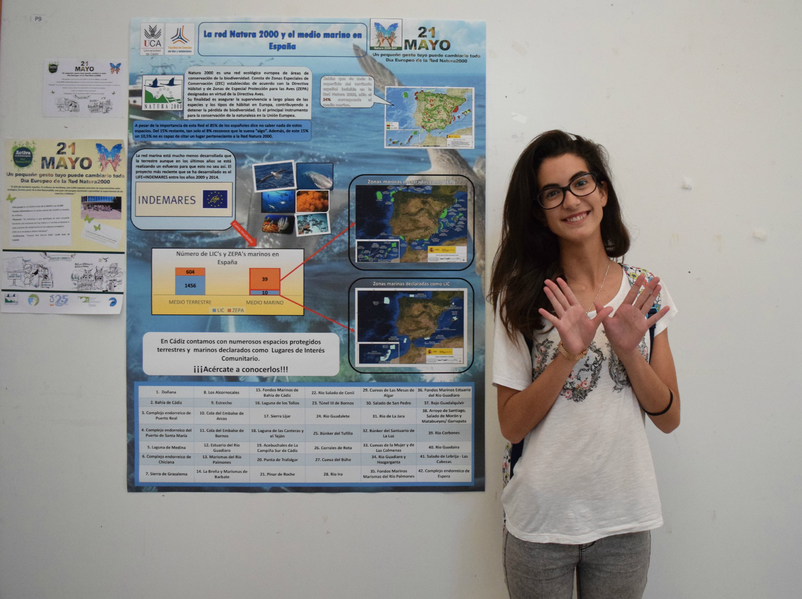 Fotos tomadas en el Día Europeo de la Red Natura 2000 en la Universidad de Cádiz