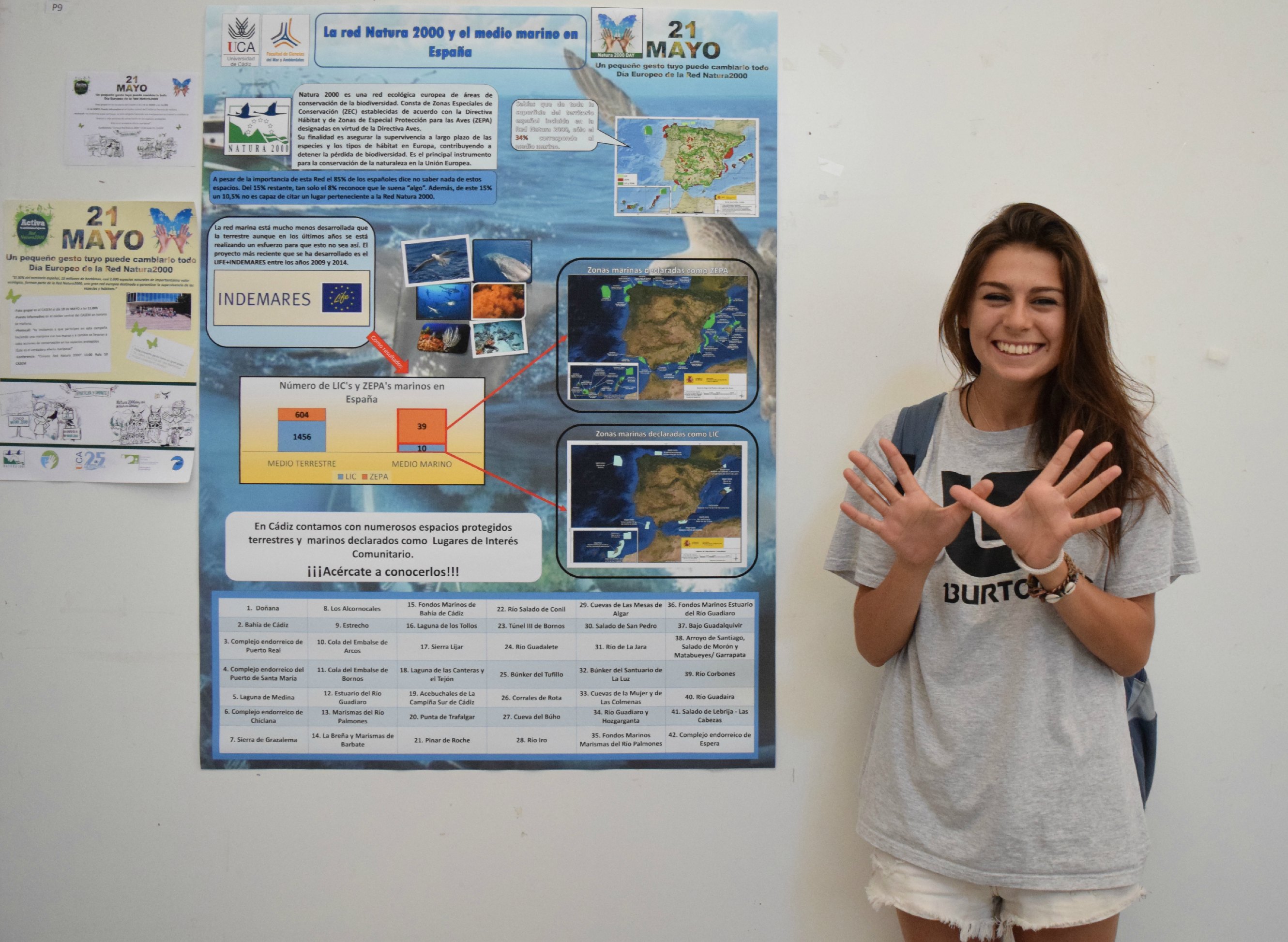 Fotos tomadas en el Día Europeo de la Red Natura 2000 en la Universidad de Cádiz