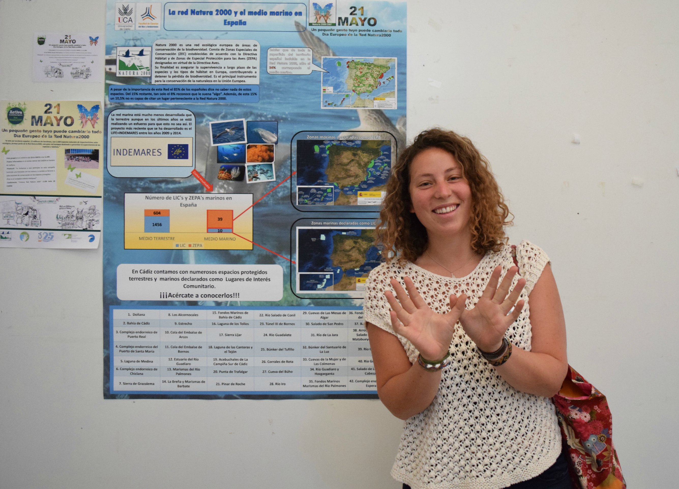 Fotos tomadas en el Día Europeo de la Red Natura 2000 en la Universidad de Cádiz
