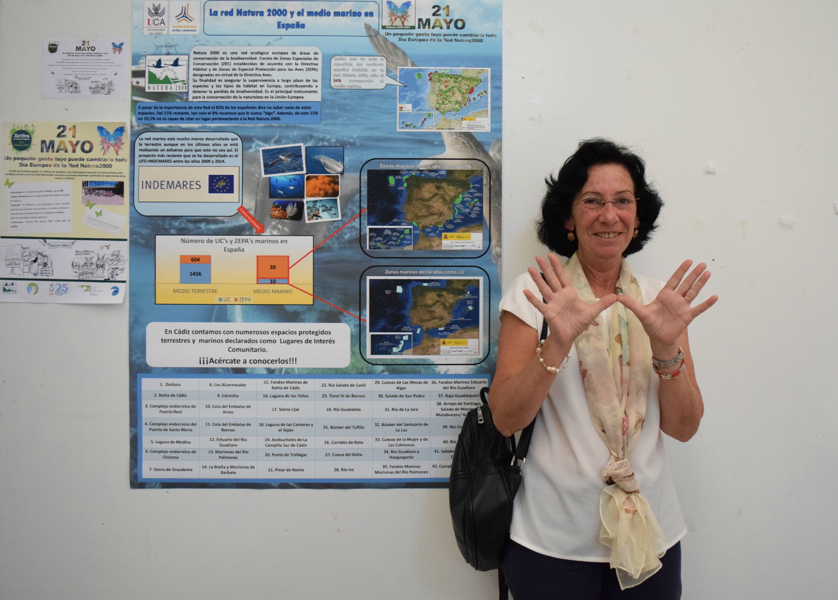 Fotos tomadas en el Día Europeo de la Red Natura 2000 en la Universidad de Cádiz