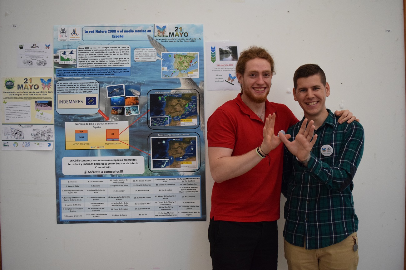 Fotos tomadas en el Día Europeo de la Red Natura 2000 en la Universidad de Cádiz