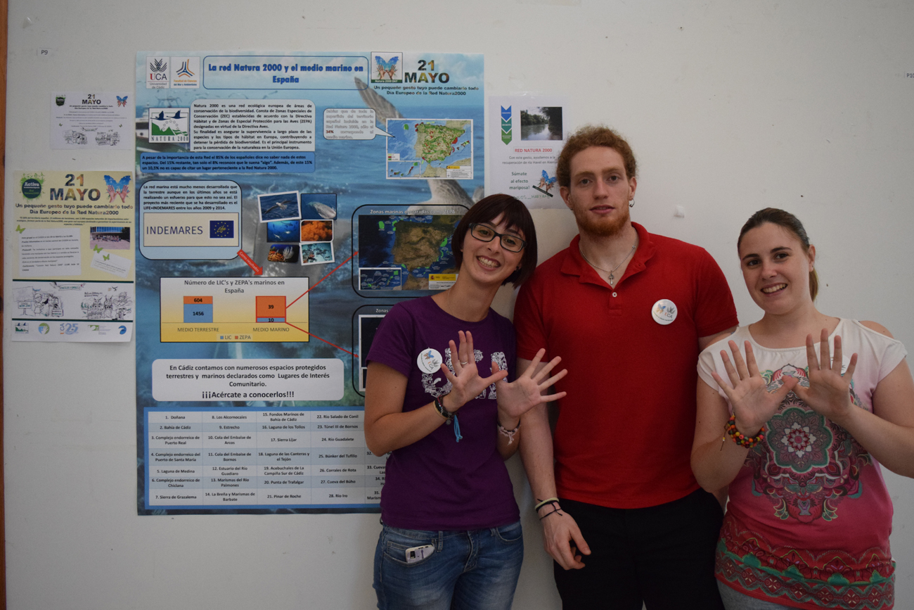 Fotos tomadas en el Día Europeo de la Red Natura 2000 en la Universidad de Cádiz