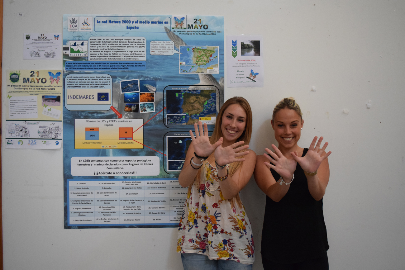 Fotos tomadas en el Día Europeo de la Red Natura 2000 en la Universidad de Cádiz