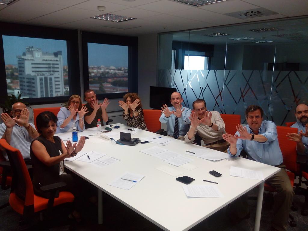 Reunión de previsiones informativas de la Agencia EFE