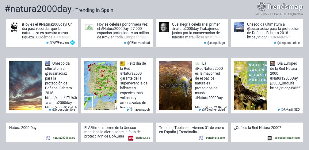 Twitter : @TrendsEspana (Trendsmap Espana)